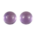 Set of 2 Rose De France Amethyst (Rnd 5 mm) 1.09 ctw Loose Gemstone - Sticky add to cart bar