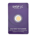 22K Yellow Gold Rose Flower Coin 1 Grams - Sticky add to cart bar