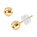5mm Ball Stud Earrings in 14K Yellow Gold - Sticky add to cart bar