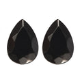 Silver Shungite Set of 2 (Pear 6x4 mm) 0.38 ctw Loose Gemstone - Sticky add to cart bar