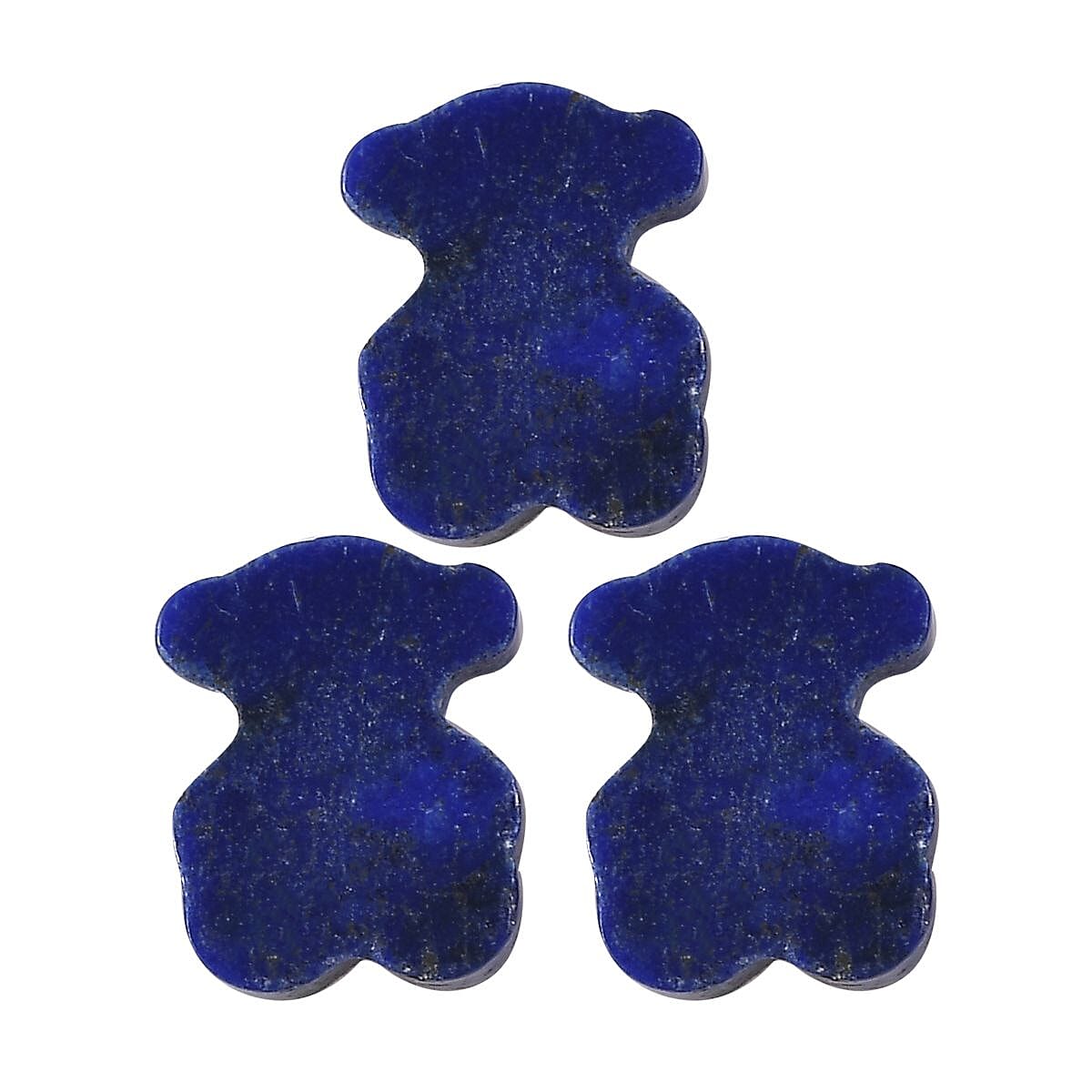 Lapis Lazuli Set of 3 (Fancy 5x4 mm) 1.09 ctw Loose Gemstone