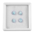 AA Larimar Set of 4 (Pear 6x4 mm) 1.95 ctw Loose Gemstone - Sticky add to cart bar