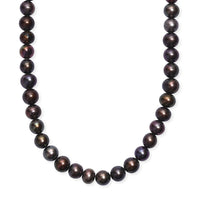Peacock Dyed Pearl Endless Necklace (28 Inches)