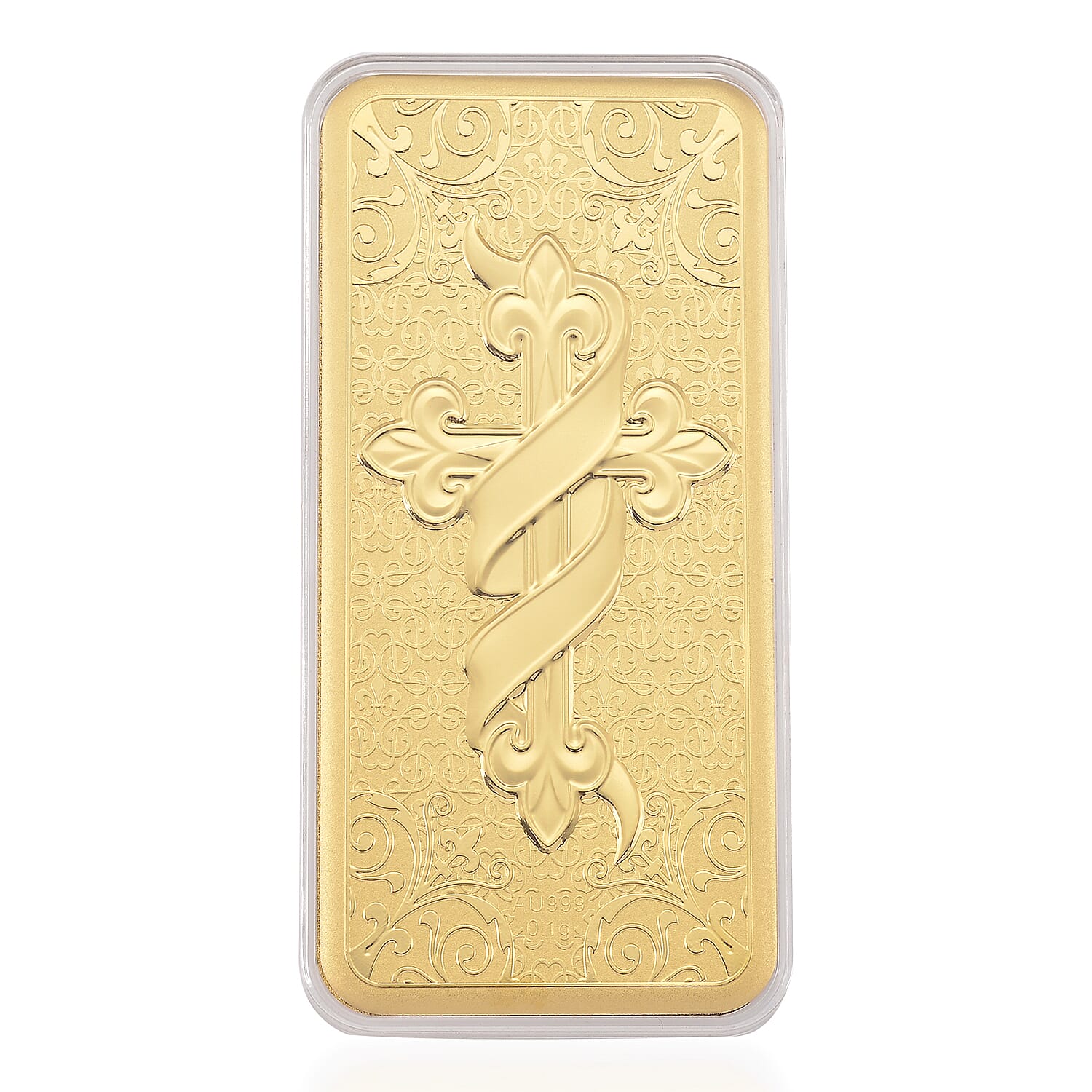 24K Gold Promise of Faith Emboss Sheet (156x76.4mm) 100mg