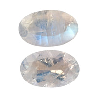 AA Rainbow Moonstone Set of 2 (Ovl 5x3 mm) 0.40 ctw Loose Gemstone