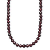 D'Joy AAA Mozambique Garnet 172.00 ctw Celebrity Beaded Necklace in 18K Vermeil Yellow Gold Over Sterling Silver 20 Inches