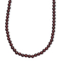 D'Joy AAA Mozambique Garnet 145.00 ctw Celebrity Beaded Necklace in 18K Vermeil Yellow Gold Over Sterling Silver 20 Inches - Sticky add to cart bar