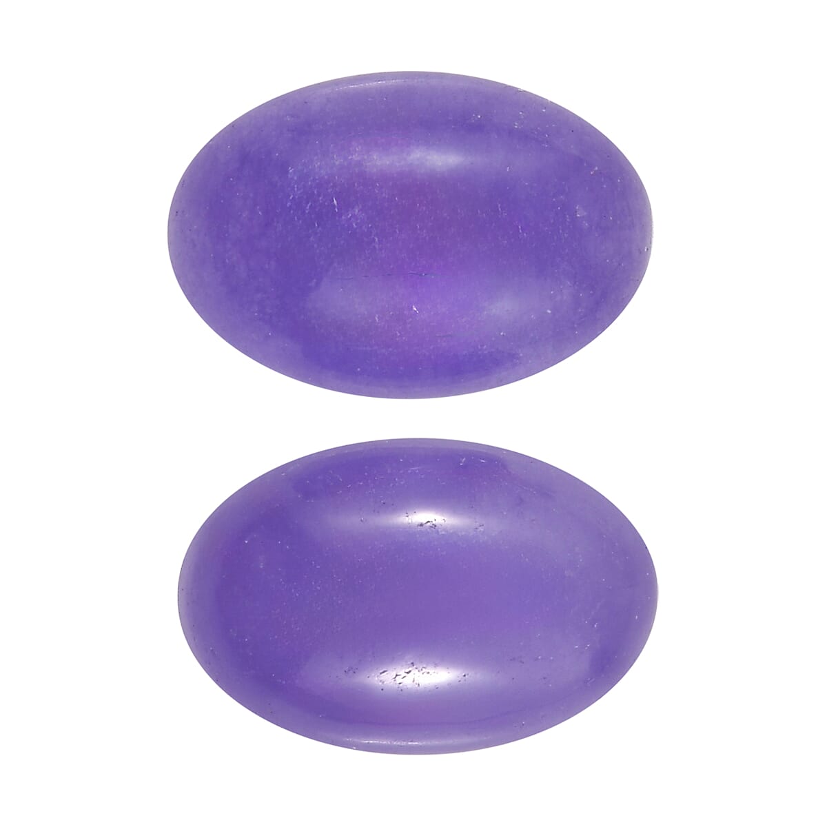 AA Purple Jade (D) Set of 2 (Ovl 6x4 mm) 1.07 ctw Loose Gemstone
