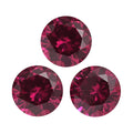 Set of 3 Lab Created Ruby (Rnd 5.5 mm) 2.21 ctw Loose Gemstone - Sticky add to cart bar