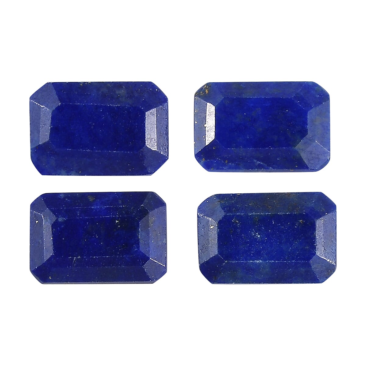 Set of 4 Lapis Lazuli (Oct 6x4 mm) 2.01 ctw