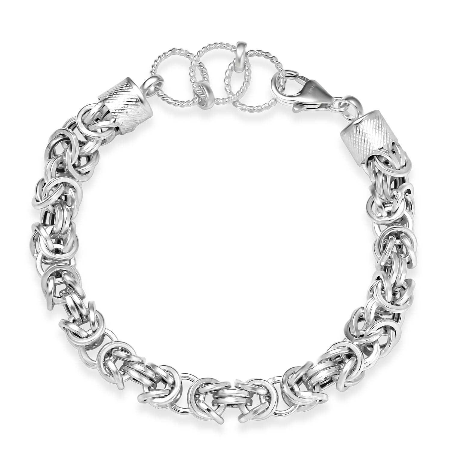 D'Joy Oval Link Chain Bracelet in Sterling Silver (7.25 In) 13 Grams