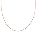 Ankur's Treasure Chest 14K Rose Gold Over Sterling Silver Chain Necklace 24 Inches 3.20 Grams - Sticky add to cart bar