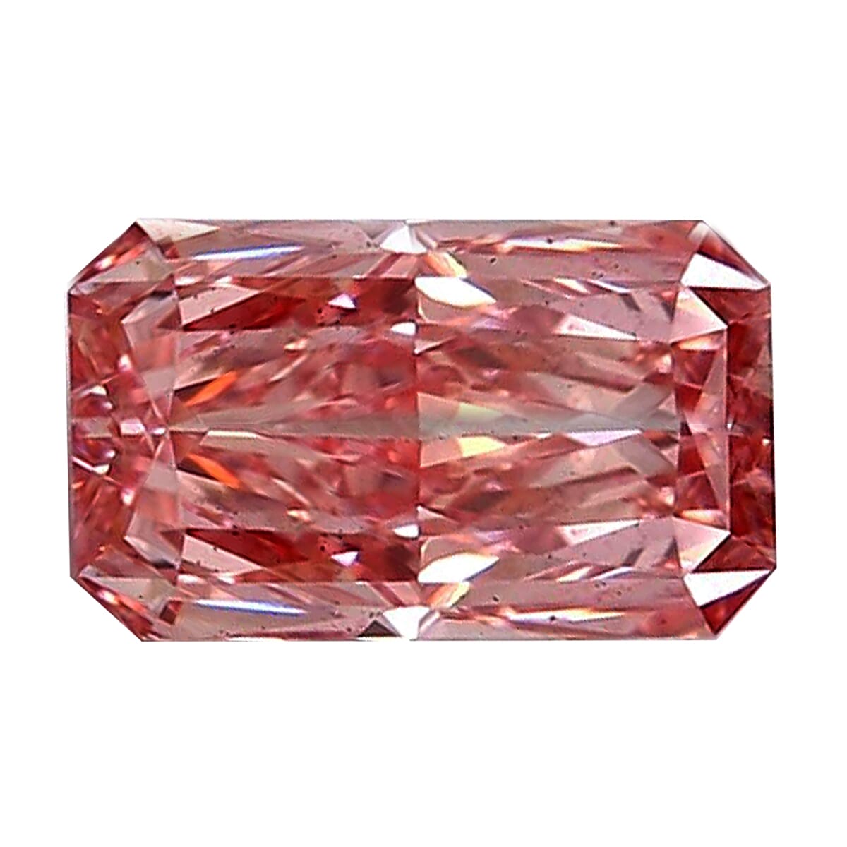 IGI Certified Luxuriant Lab Grown Pink Diamond (Radiant Mix Brilliant Cut) (VVS2) 2.00 ctw