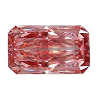 IGI Certified Luxuriant Lab Grown Pink Diamond (Radiant Mix Brilliant Cut) (VVS2) 2.00 ctw