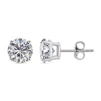 Luxuriant Lab Grown Diamond VS 2.00 ctw Stud Earrings in 14K White Gold