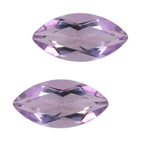 0.82 ctw Marquise Cut Rose De France Amethyst Loose Gemstone (Set Of 2) (8x4 mm)