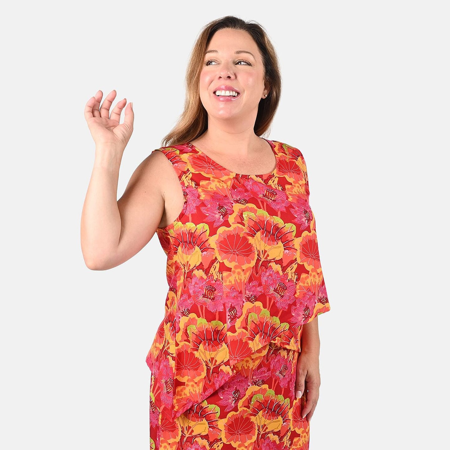 TAMSY Green Leaf Mother's Day Dress - S