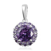 Simulated Amethyst Color Diamond