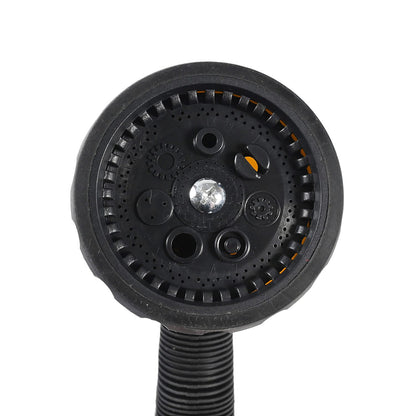 GREENBOUND Coiled Water Hose with Spray Nozzle - Green