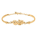 Electroform Bracelet in 24K Yellow Gold, Pi Xiu Bracelet, Gold Jewelry 5.75 Grams (6.50-8In) - Sticky add to cart bar