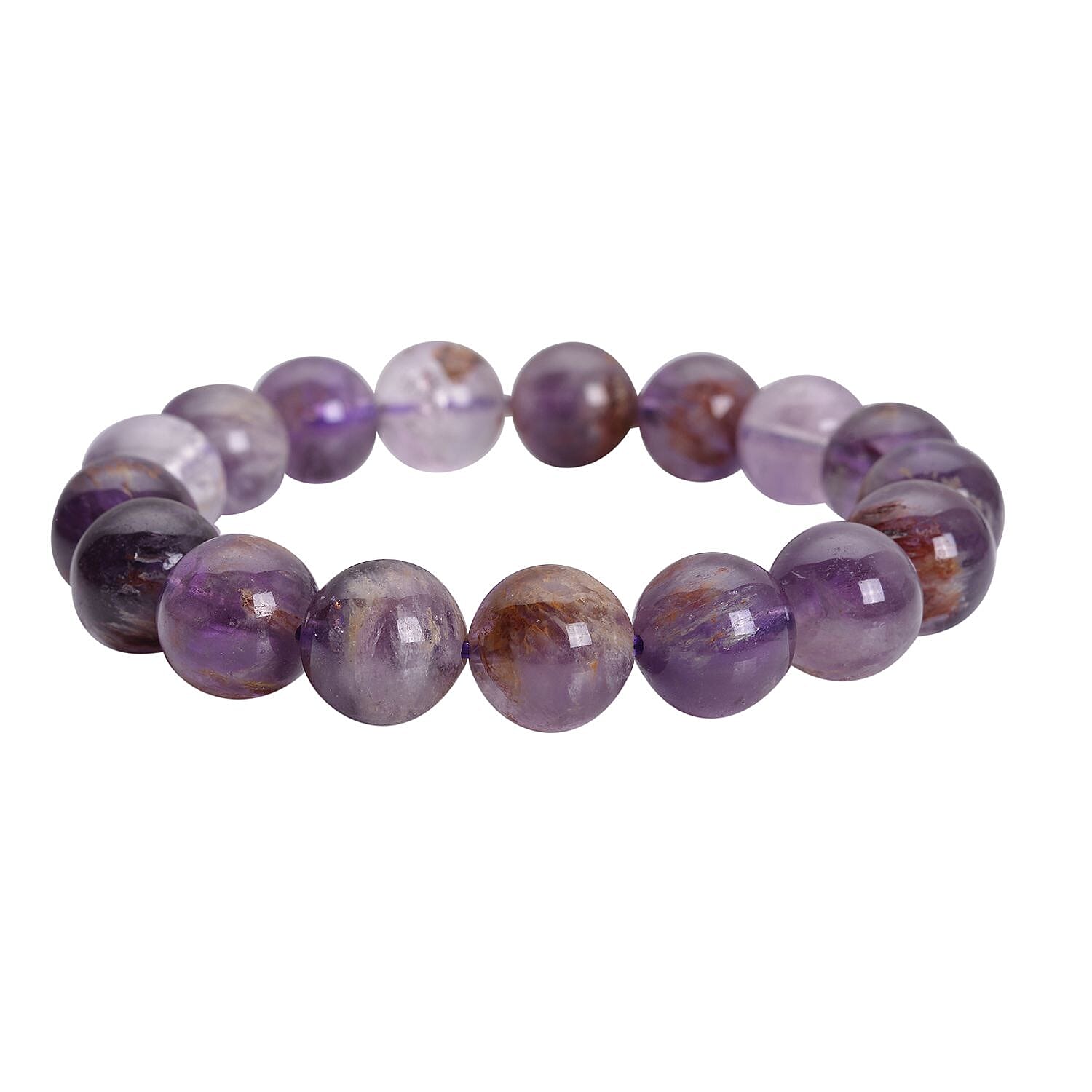Cacoxenite Beaded Stretch Bracelet 425.00 ctw