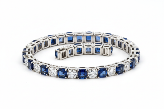 Stylish Silver Charm Bracelet